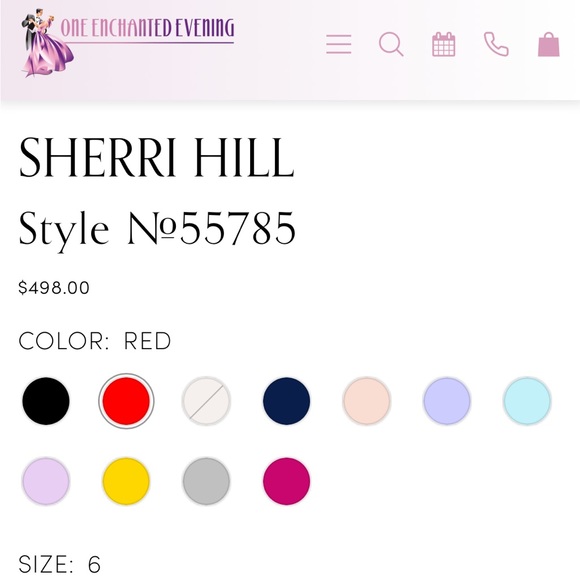 Sherri Hill size 6 homecoming dress, worn one time for a couple hours. - Picture 6 of 6